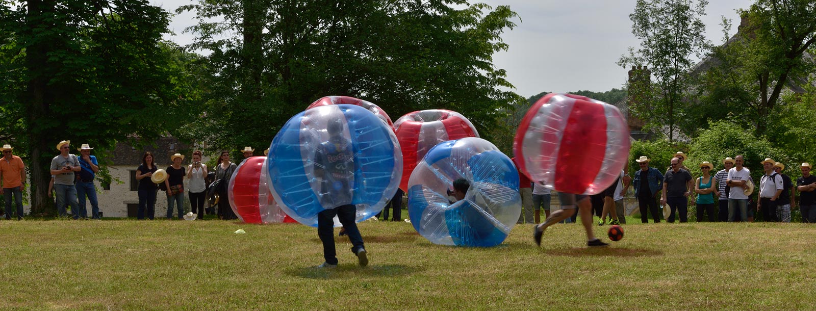 incentive et séminaire de cohésion dans le parc du château