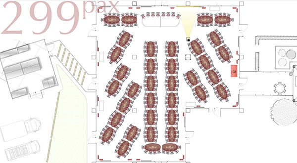 configuration 299 pax